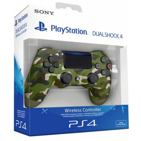 PS4 DUALSHOCK CONT GREEN CAMO V2